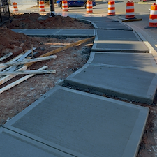 Top-notch-concrete-sidewalk-and-ADA-compliant-work-in-Holly-Springs-GA 1